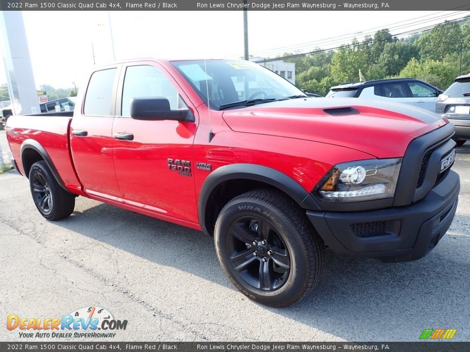 2022 Ram 1500 Classic Quad Cab 4x4 Flame Red / Black Photo #9