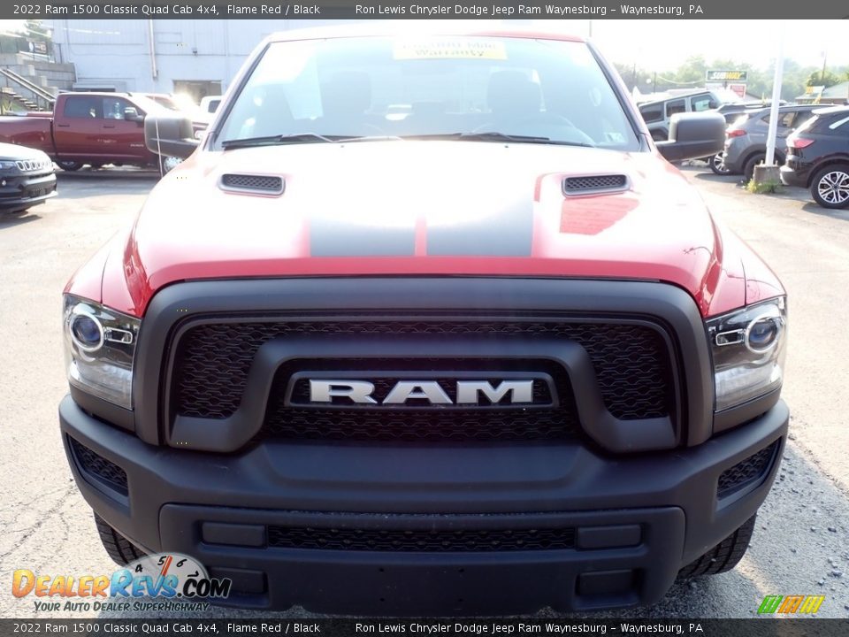 2022 Ram 1500 Classic Quad Cab 4x4 Flame Red / Black Photo #10
