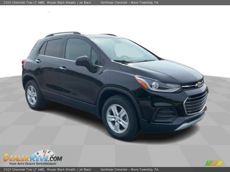 2020 Chevrolet Trax LT AWD Mosaic Black Metallic / Jet Black Photo #2