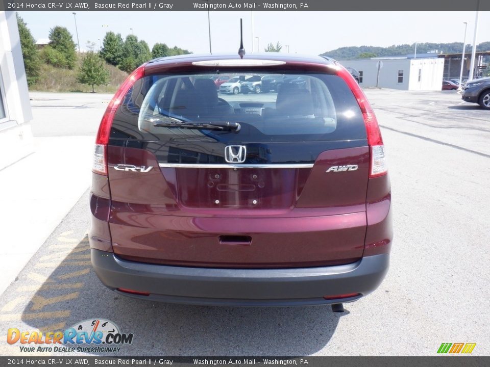 2014 Honda CR-V LX AWD Basque Red Pearl II / Gray Photo #8