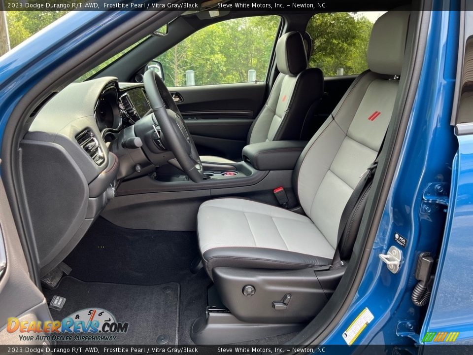 Vitra Gray/Black Interior - 2023 Dodge Durango R/T AWD Photo #11