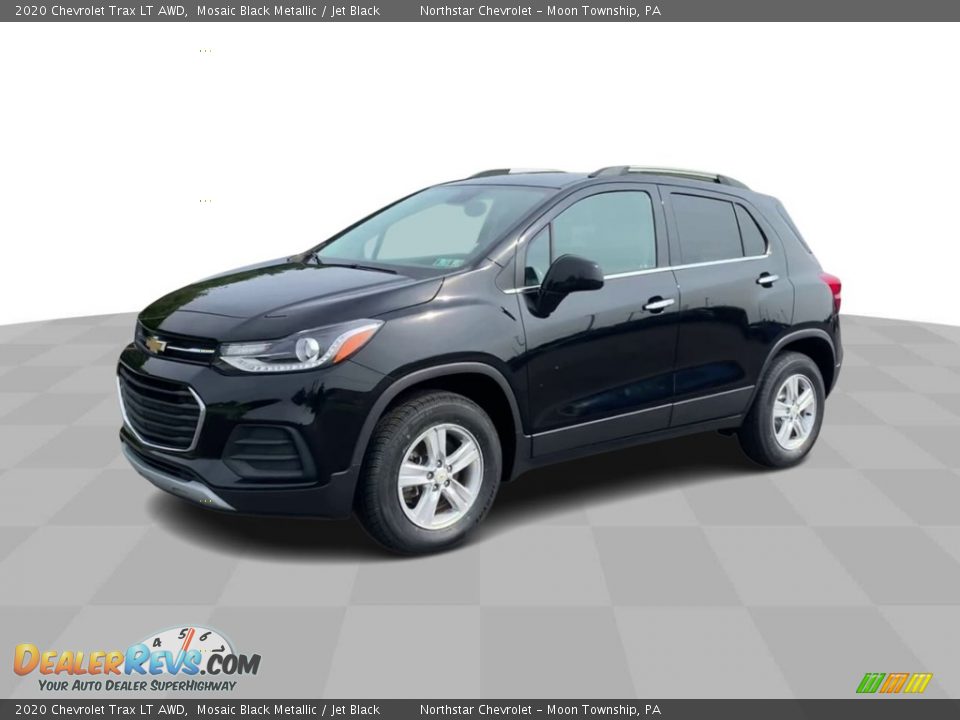 2020 Chevrolet Trax LT AWD Mosaic Black Metallic / Jet Black Photo #4