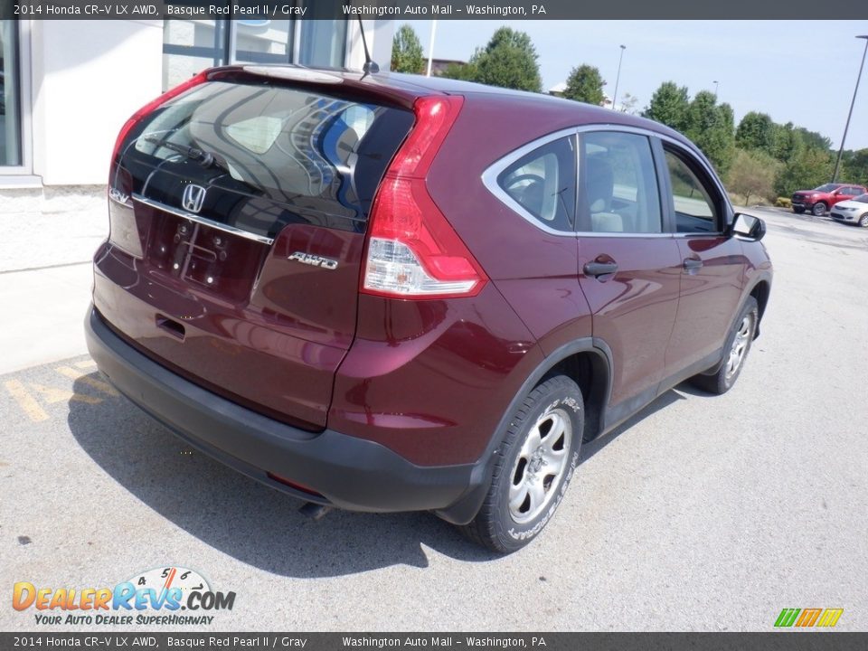 2014 Honda CR-V LX AWD Basque Red Pearl II / Gray Photo #9