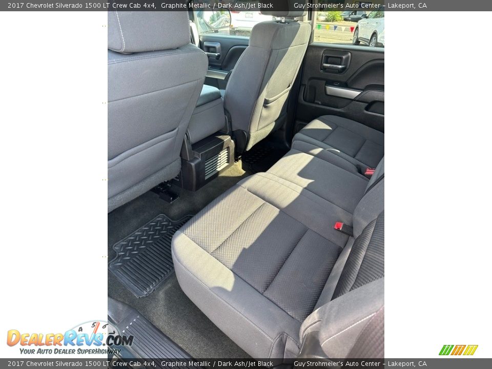Rear Seat of 2017 Chevrolet Silverado 1500 LT Crew Cab 4x4 Photo #12