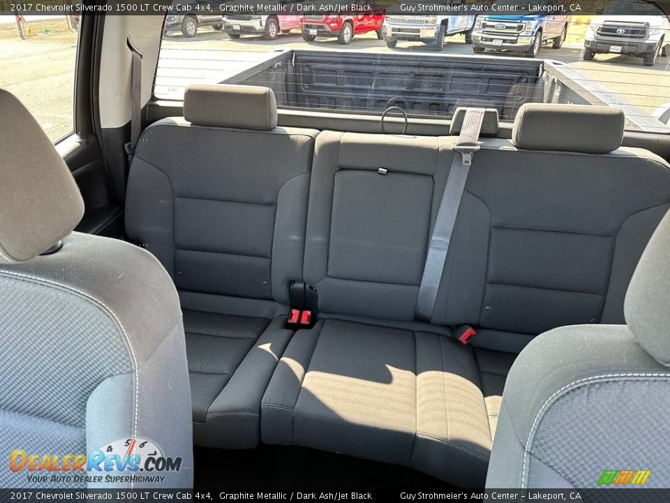 Rear Seat of 2017 Chevrolet Silverado 1500 LT Crew Cab 4x4 Photo #13