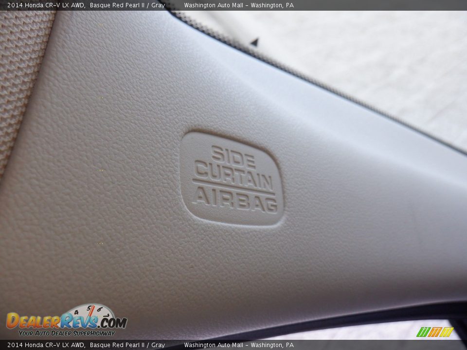 2014 Honda CR-V LX AWD Basque Red Pearl II / Gray Photo #18