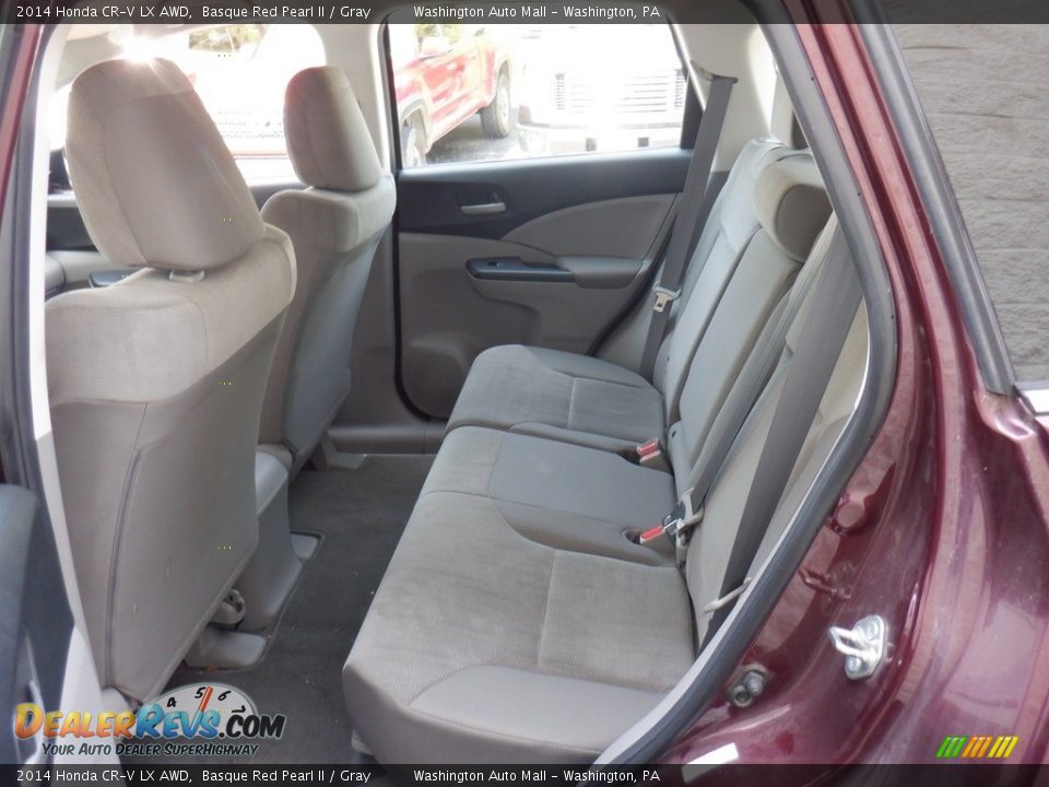 2014 Honda CR-V LX AWD Basque Red Pearl II / Gray Photo #24