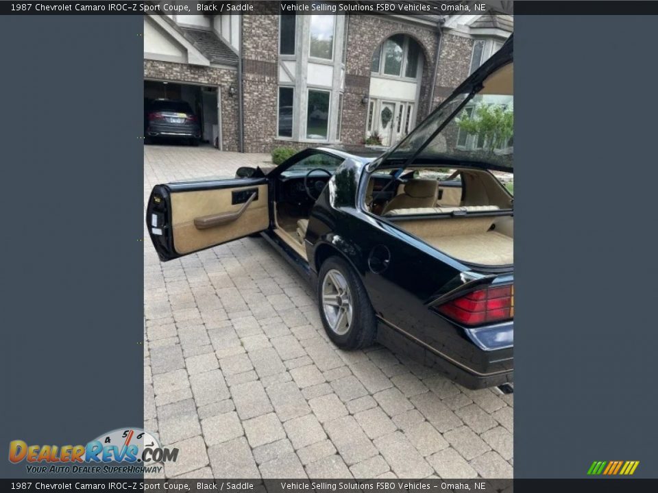 1987 Chevrolet Camaro IROC-Z Sport Coupe Black / Saddle Photo #2