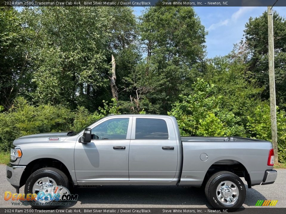 2024 Ram 2500 Tradesman Crew Cab 4x4 Billet Silver Metallic / Diesel Gray/Black Photo #1