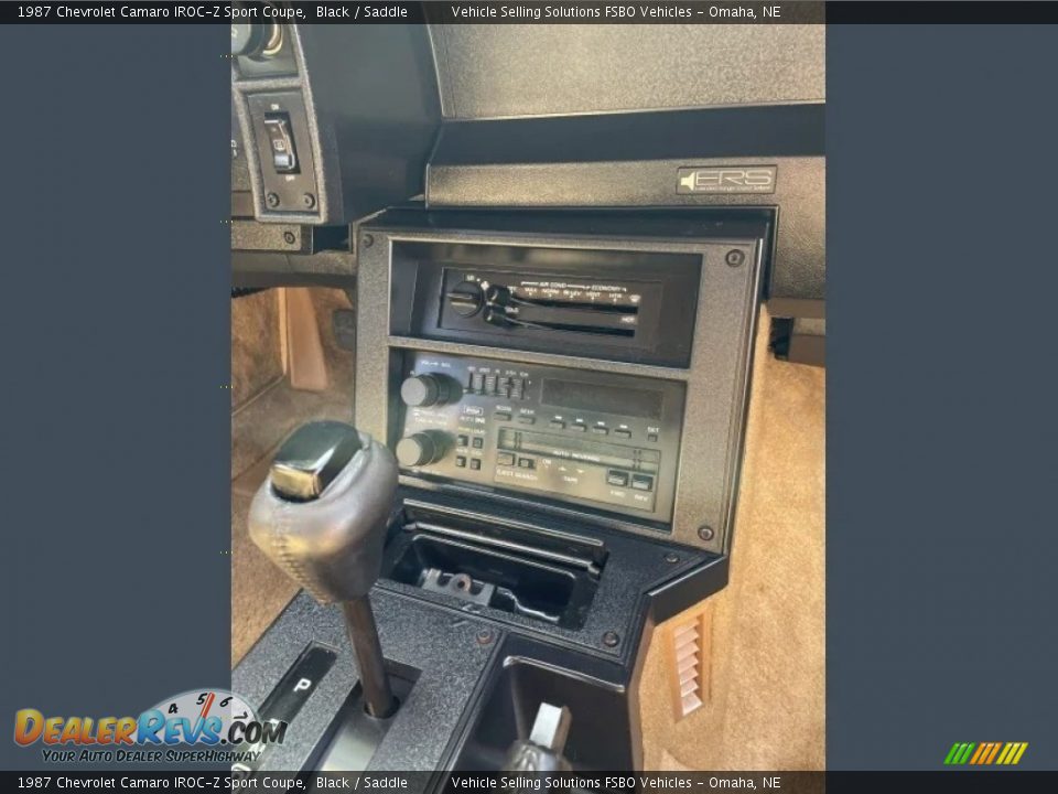 Controls of 1987 Chevrolet Camaro IROC-Z Sport Coupe Photo #5