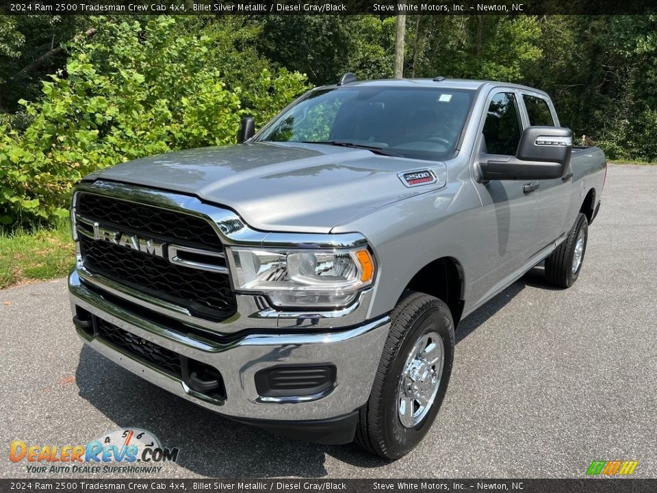 2024 Ram 2500 Tradesman Crew Cab 4x4 Billet Silver Metallic / Diesel Gray/Black Photo #2