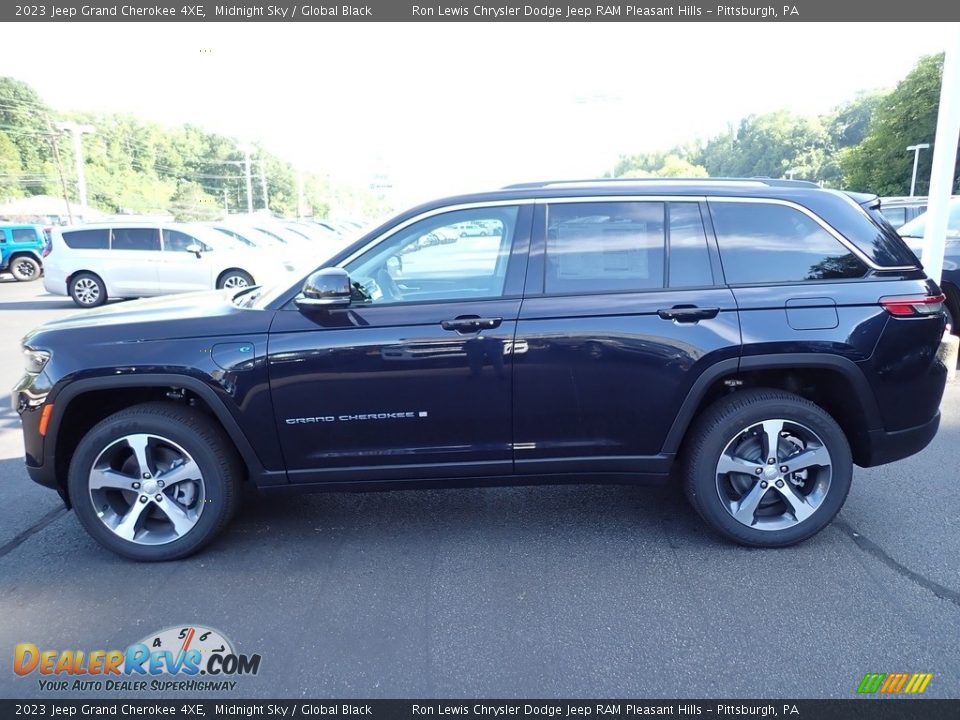 2023 Jeep Grand Cherokee 4XE Midnight Sky / Global Black Photo #2