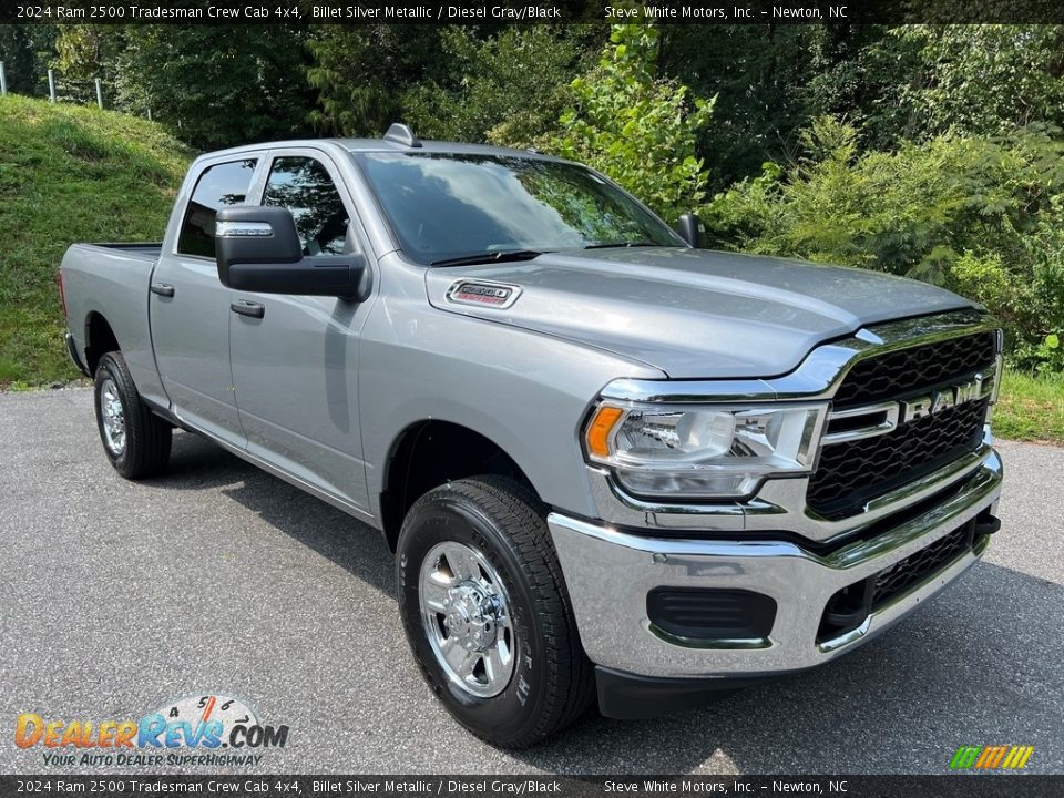 2024 Ram 2500 Tradesman Crew Cab 4x4 Billet Silver Metallic / Diesel Gray/Black Photo #4