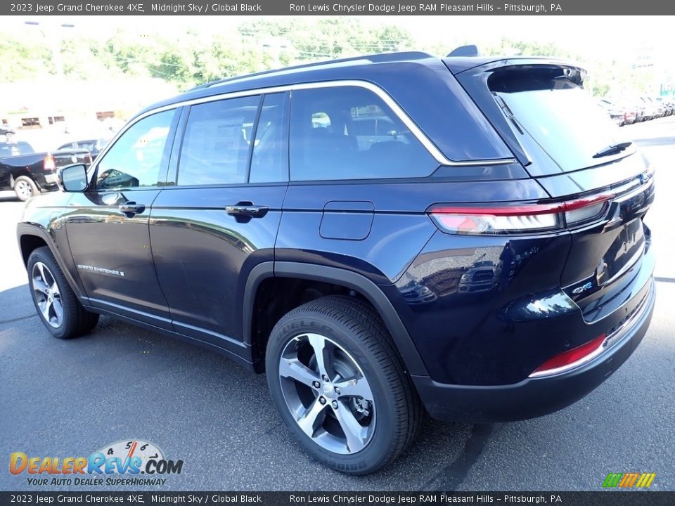 2023 Jeep Grand Cherokee 4XE Midnight Sky / Global Black Photo #3