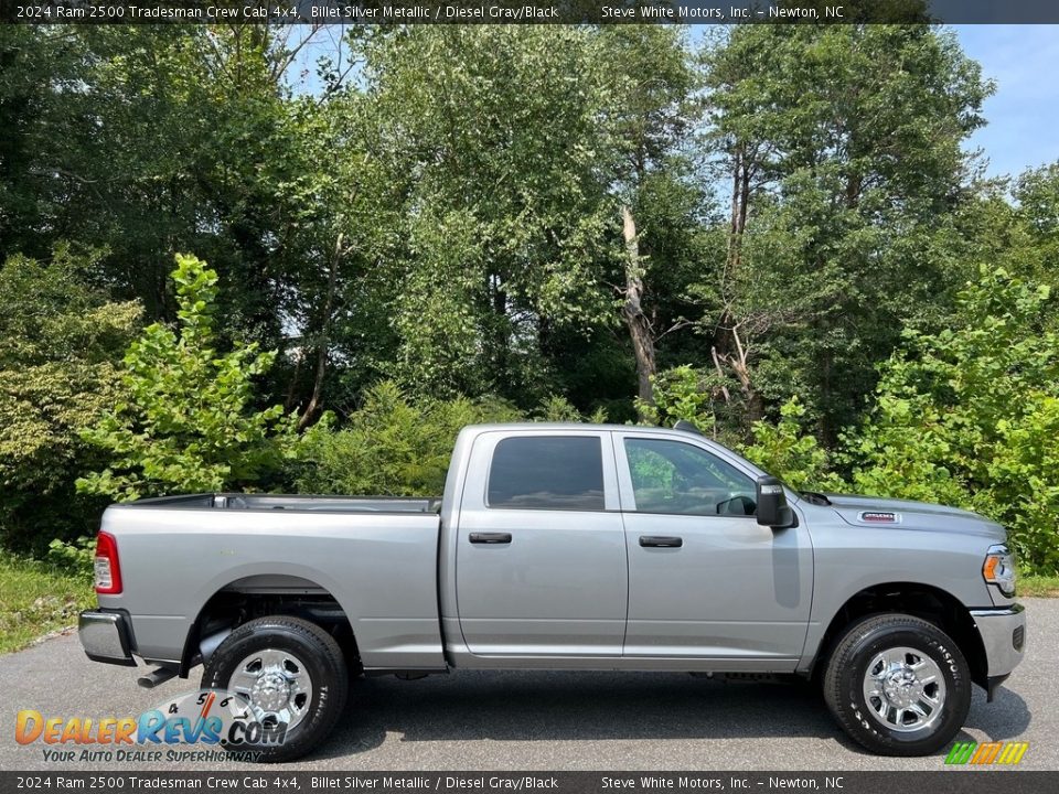 2024 Ram 2500 Tradesman Crew Cab 4x4 Billet Silver Metallic / Diesel Gray/Black Photo #5