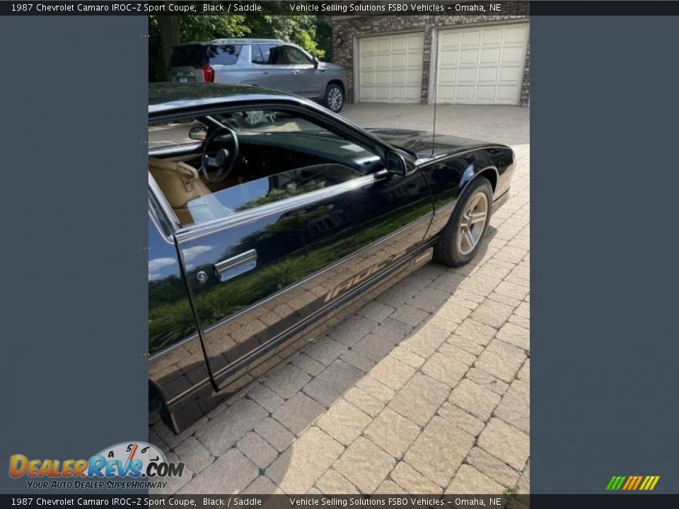 1987 Chevrolet Camaro IROC-Z Sport Coupe Black / Saddle Photo #9