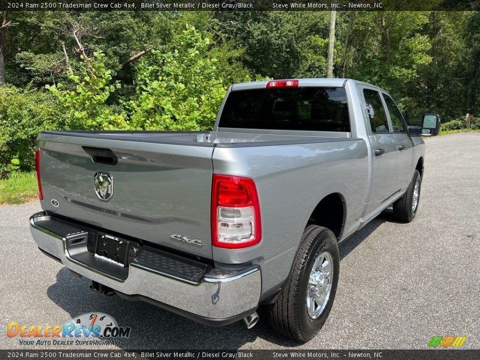 2024 Ram 2500 Tradesman Crew Cab 4x4 Billet Silver Metallic / Diesel Gray/Black Photo #6