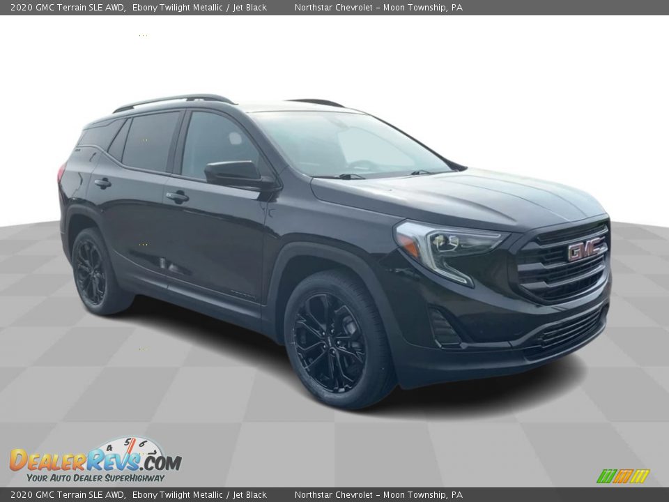 2020 GMC Terrain SLE AWD Ebony Twilight Metallic / Jet Black Photo #2