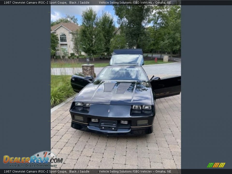 Black 1987 Chevrolet Camaro IROC-Z Sport Coupe Photo #11