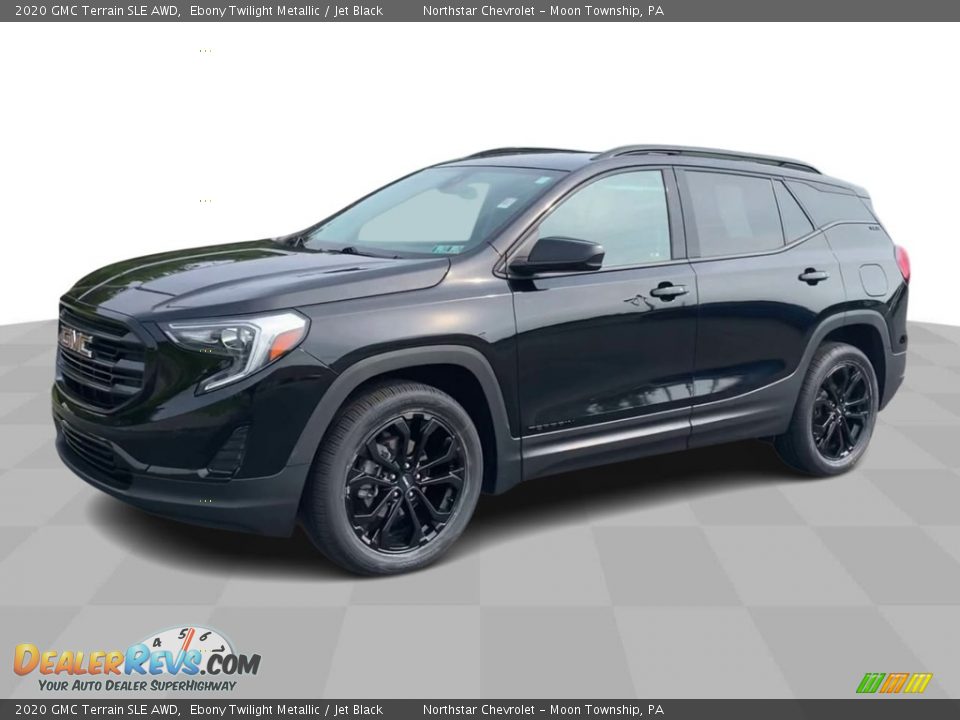 2020 GMC Terrain SLE AWD Ebony Twilight Metallic / Jet Black Photo #4