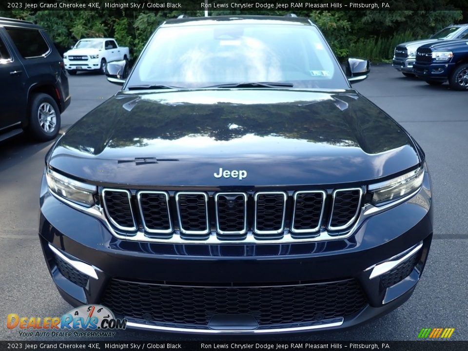 2023 Jeep Grand Cherokee 4XE Midnight Sky / Global Black Photo #9