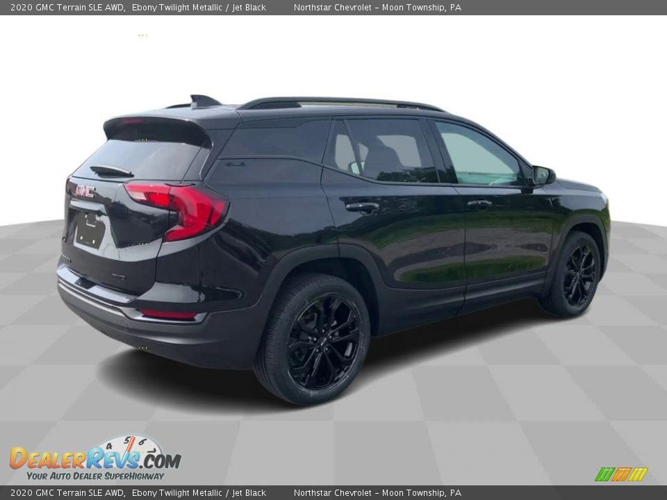 2020 GMC Terrain SLE AWD Ebony Twilight Metallic / Jet Black Photo #8