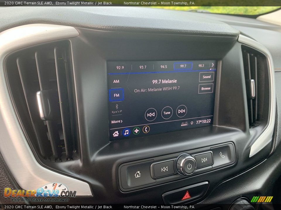 2020 GMC Terrain SLE AWD Ebony Twilight Metallic / Jet Black Photo #13