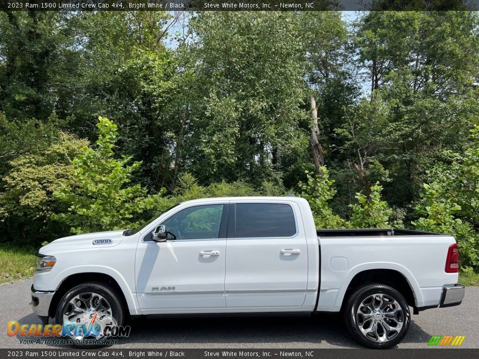 Bright White 2023 Ram 1500 Limited Crew Cab 4x4 Photo #1