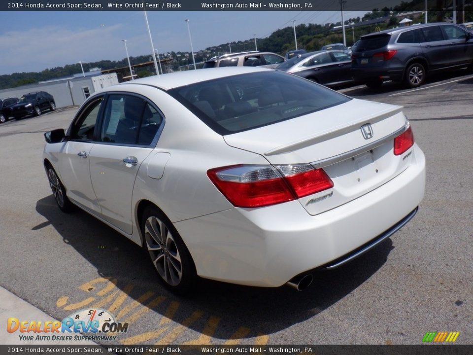 2014 Honda Accord Sport Sedan White Orchid Pearl / Black Photo #7