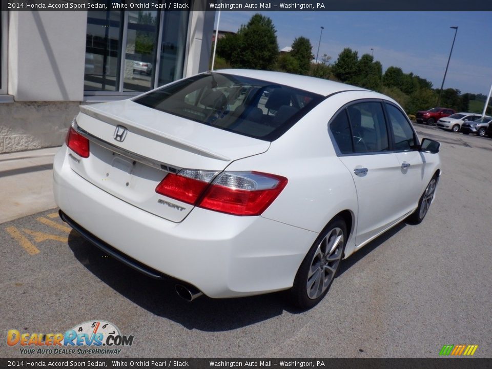 2014 Honda Accord Sport Sedan White Orchid Pearl / Black Photo #9