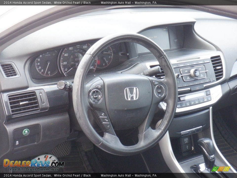 2014 Honda Accord Sport Sedan White Orchid Pearl / Black Photo #11