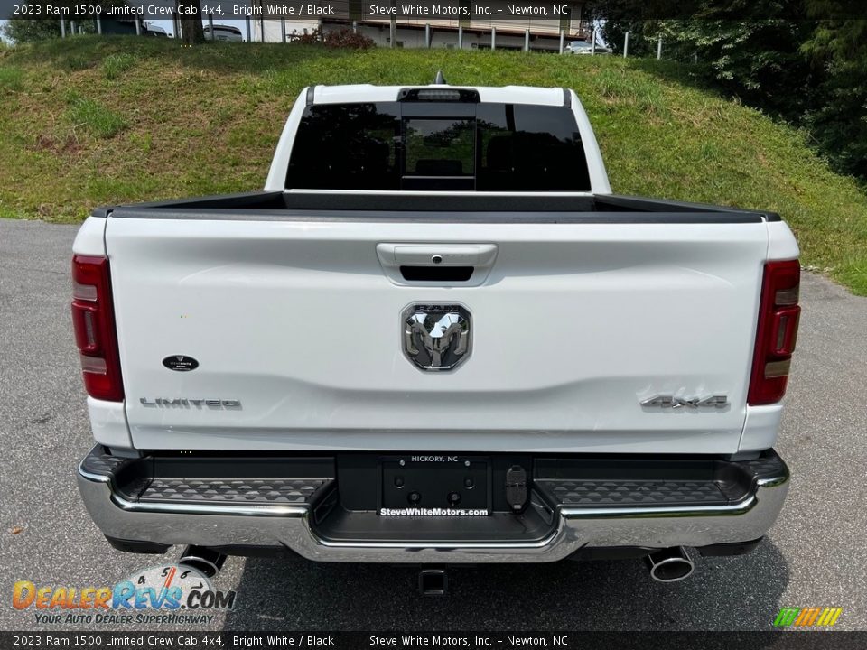 2023 Ram 1500 Limited Crew Cab 4x4 Bright White / Black Photo #7