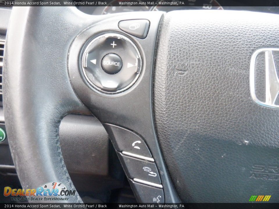 2014 Honda Accord Sport Sedan White Orchid Pearl / Black Photo #21