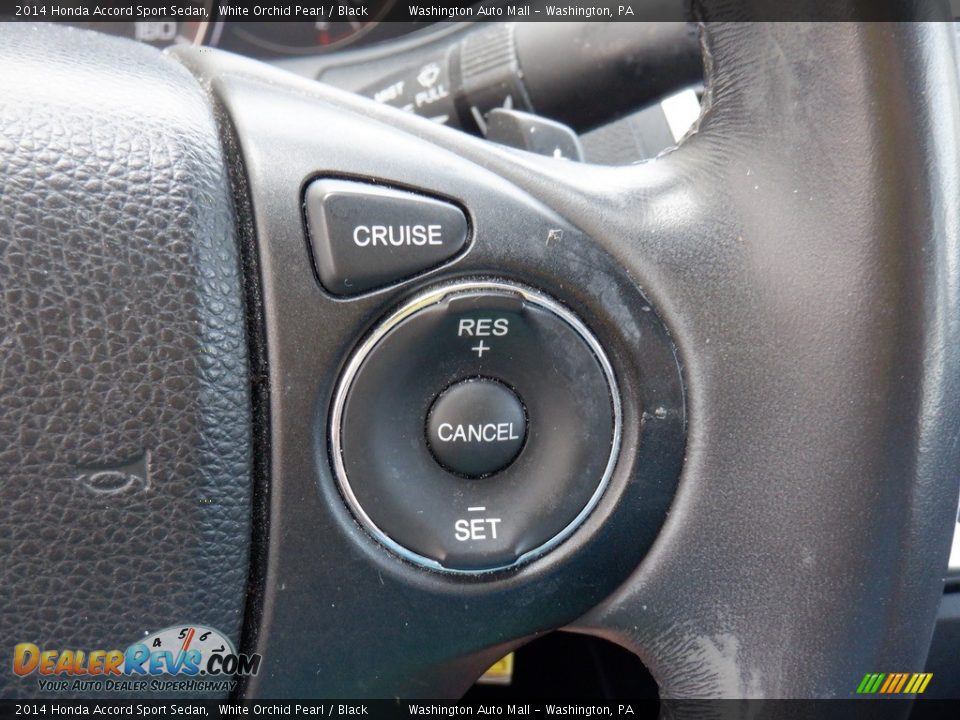2014 Honda Accord Sport Sedan White Orchid Pearl / Black Photo #22