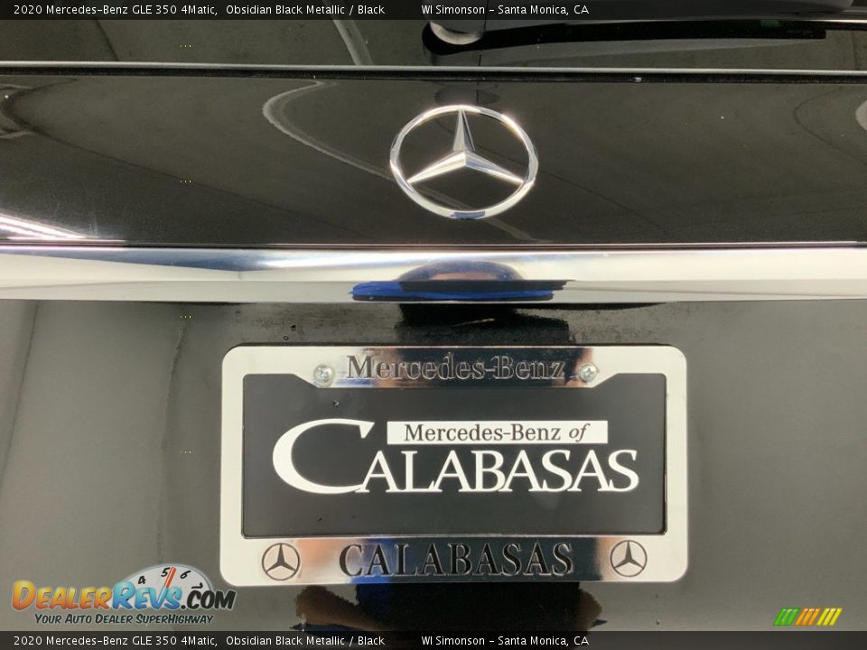 2020 Mercedes-Benz GLE 350 4Matic Obsidian Black Metallic / Black Photo #10