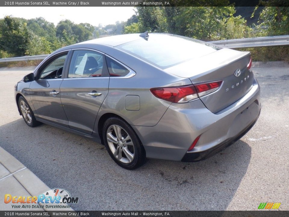 2018 Hyundai Sonata SEL Machine Gray / Black Photo #16