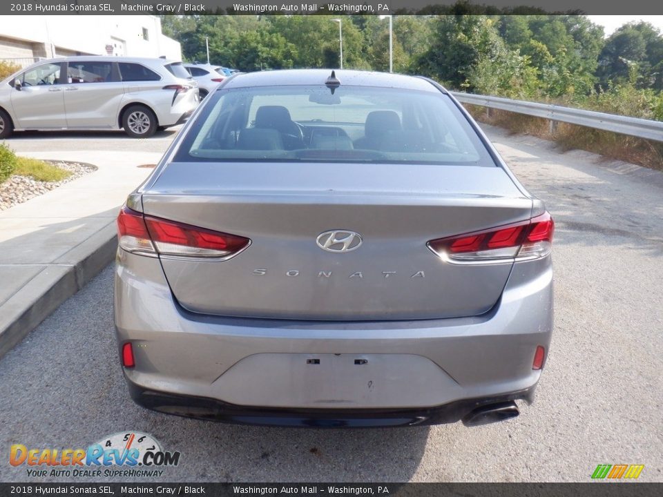 2018 Hyundai Sonata SEL Machine Gray / Black Photo #17