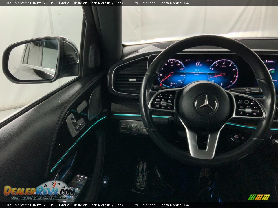 2020 Mercedes-Benz GLE 350 4Matic Obsidian Black Metallic / Black Photo #24