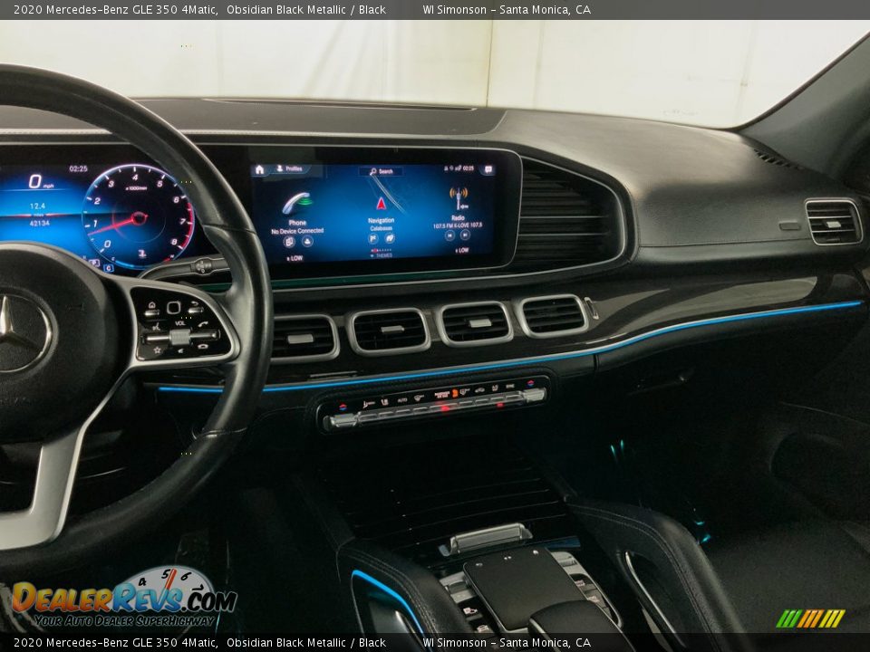 2020 Mercedes-Benz GLE 350 4Matic Obsidian Black Metallic / Black Photo #26