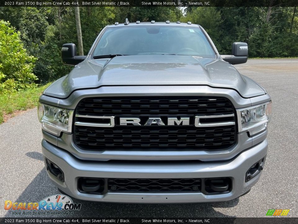 2023 Ram 3500 Big Horn Crew Cab 4x4 Billet Silver Metallic / Black Photo #3