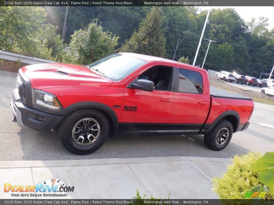 2016 Ram 1500 Rebel Crew Cab 4x4 Flame Red / Rebel Theme Red/Black Photo #19