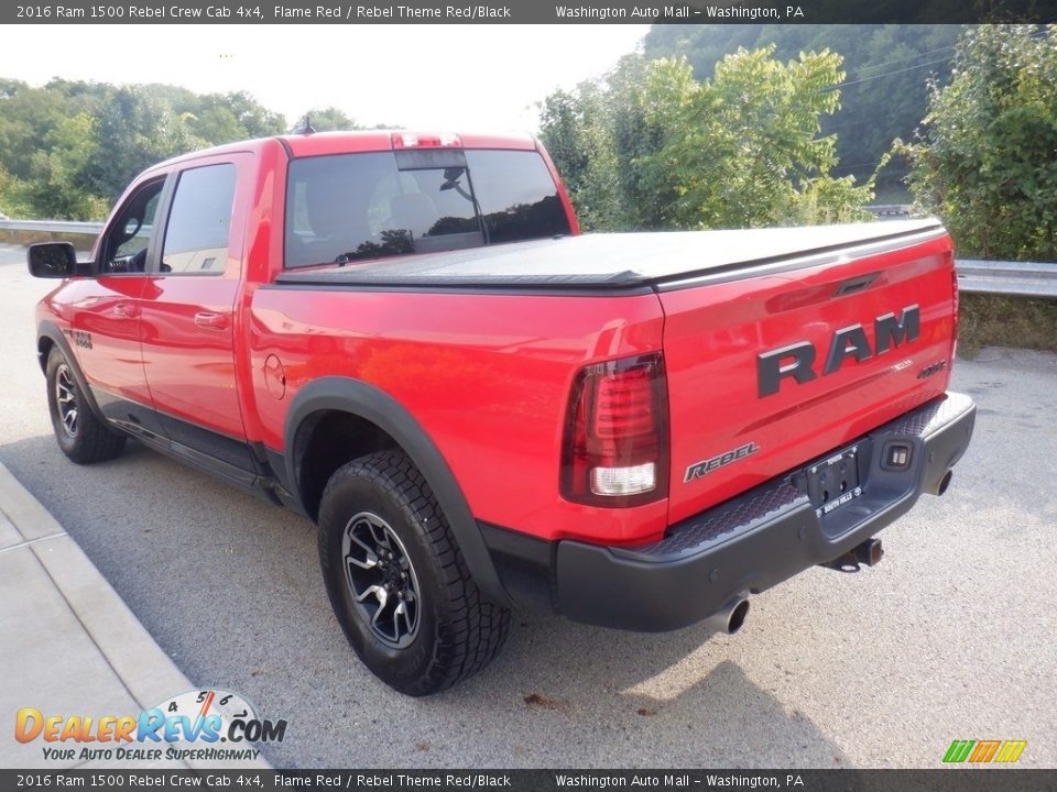 2016 Ram 1500 Rebel Crew Cab 4x4 Flame Red / Rebel Theme Red/Black Photo #20