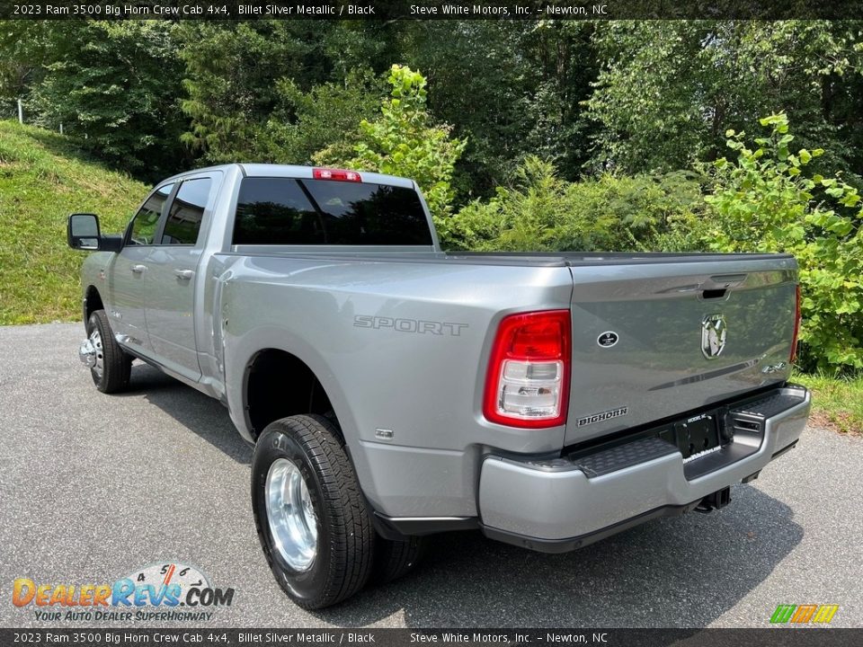 2023 Ram 3500 Big Horn Crew Cab 4x4 Billet Silver Metallic / Black Photo #9