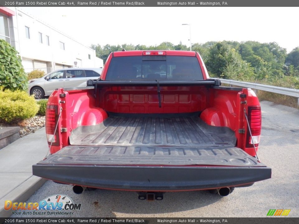 2016 Ram 1500 Rebel Crew Cab 4x4 Flame Red / Rebel Theme Red/Black Photo #26