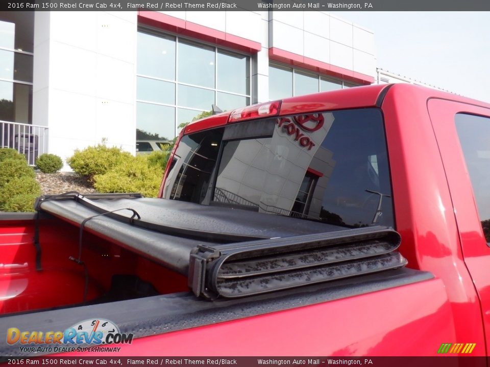 2016 Ram 1500 Rebel Crew Cab 4x4 Flame Red / Rebel Theme Red/Black Photo #28