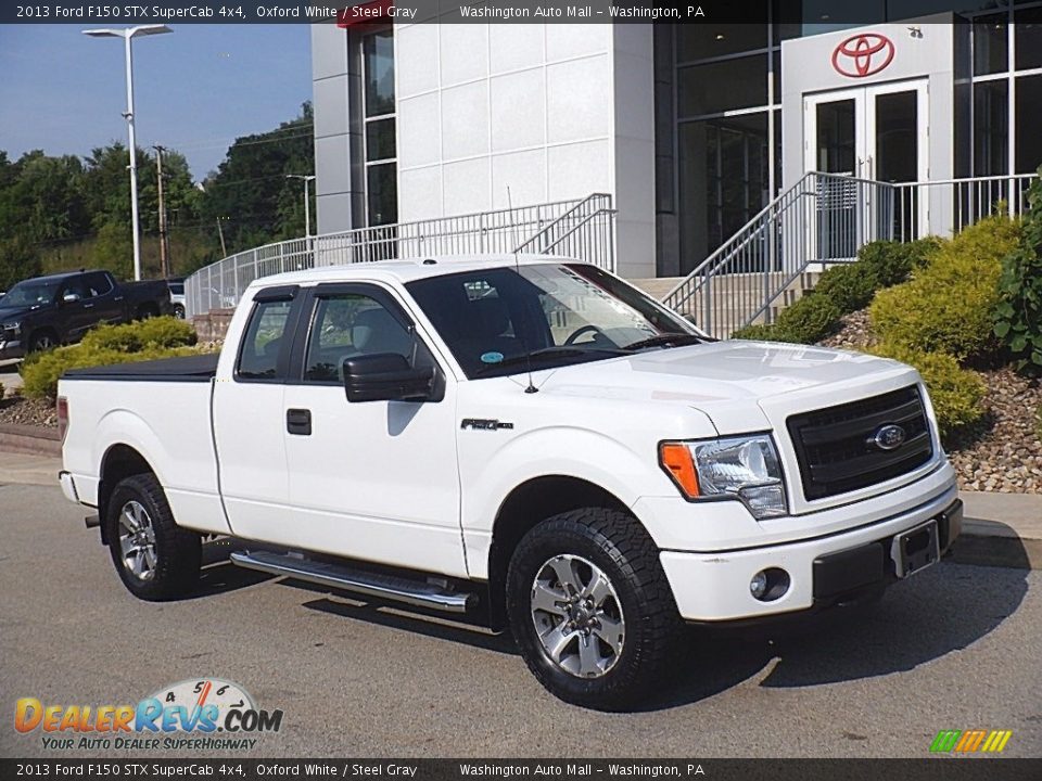 2013 Ford F150 STX SuperCab 4x4 Oxford White / Steel Gray Photo #1