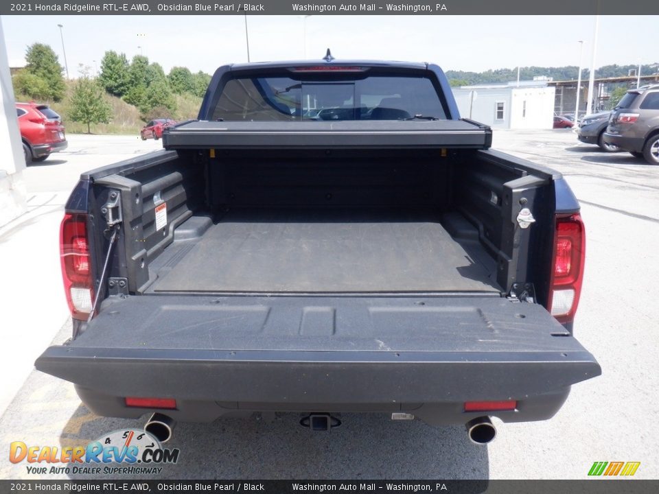 2021 Honda Ridgeline RTL-E AWD Obsidian Blue Pearl / Black Photo #15