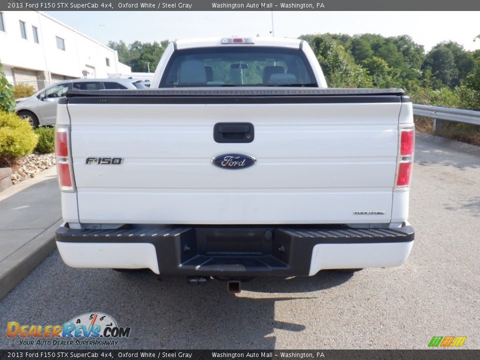 2013 Ford F150 STX SuperCab 4x4 Oxford White / Steel Gray Photo #17