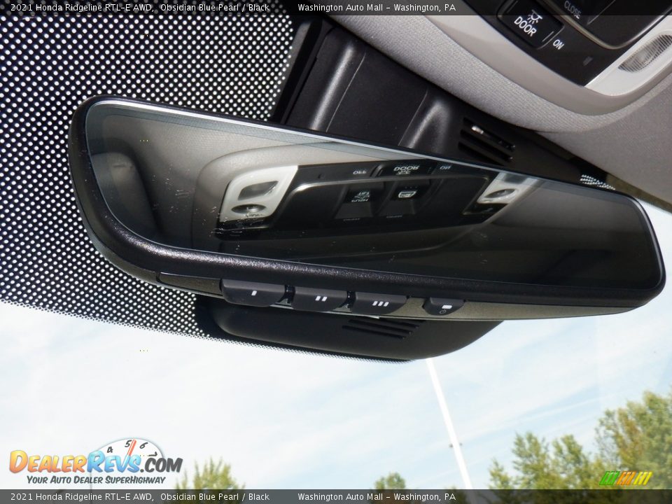 2021 Honda Ridgeline RTL-E AWD Obsidian Blue Pearl / Black Photo #31