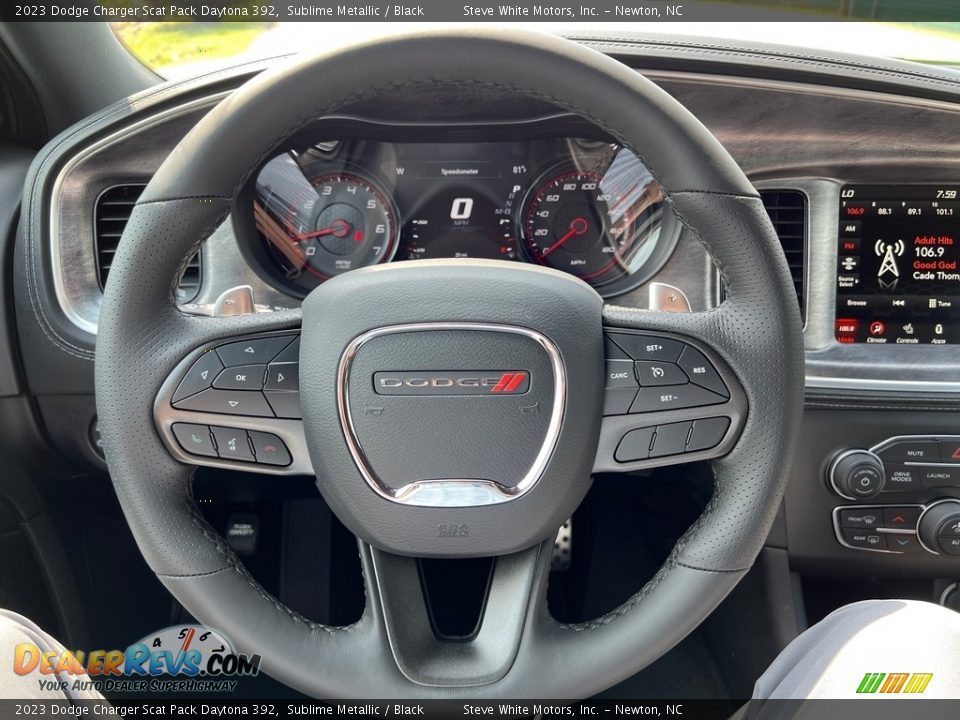 2023 Dodge Charger Scat Pack Daytona 392 Steering Wheel Photo #21